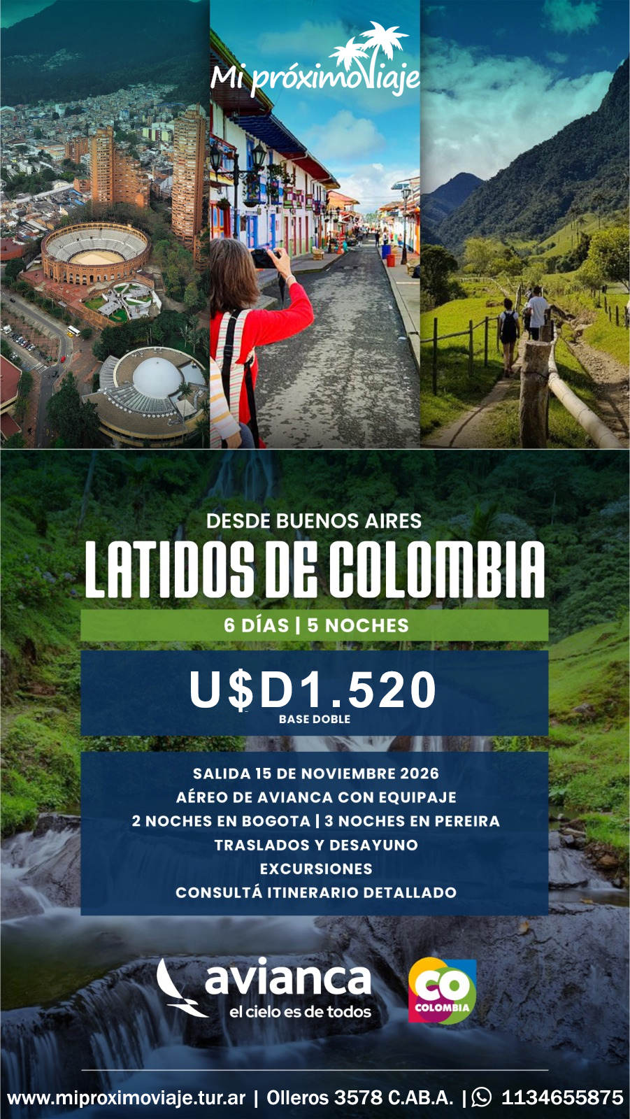 LATIDOS DE COLOMBIA 5 NOCHES
